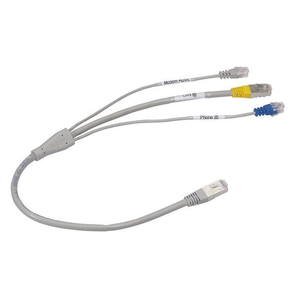 Kit Box Déportée Pour Réseau Multimédia Avec 2 Cordons legrand 413205