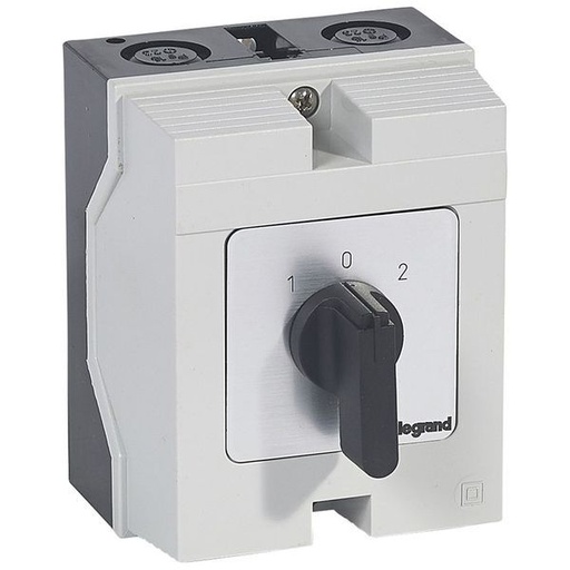 [LEG027741] Commutateur À Cames Inverseur Arrêt 45° Pr26 2P 4 Contacts legrand 027741