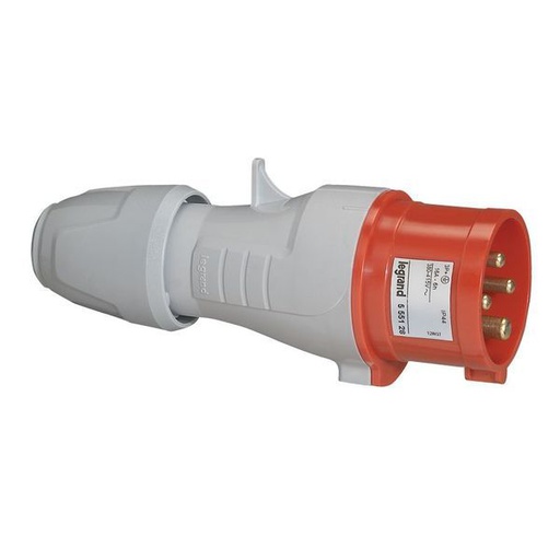 [LEG555128] Fiche Mobile Droite P17 Ip44 16A 380V~ À 415V~ 3P+T legrand 555128