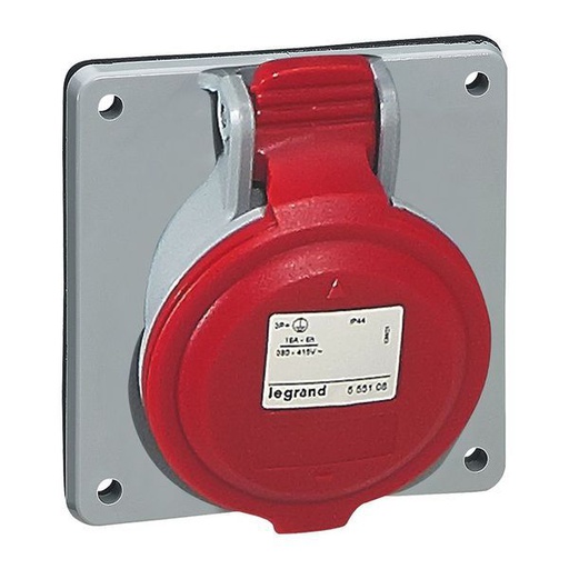 [LEG555289] Prise À Entraxes Unifiés Fix P17 Ip44 32A 380V~ À 415V~ - legrand 555289