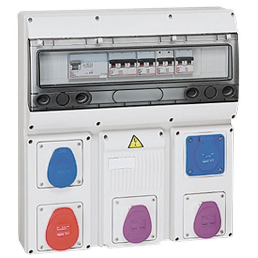 [LEG058922] Coffret Multiprises 2P 16A 24V/2P+T 16A 230V legrand 058922