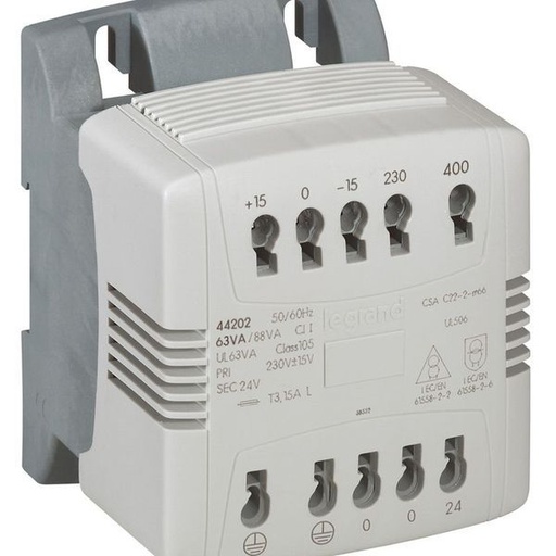 [LEG044202] Transformateure De Commande Et Sécurité Automatique -Prim 23 legrand 044202