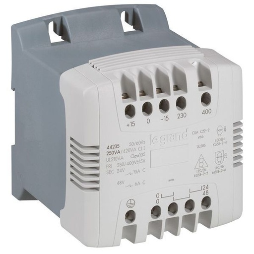 [LEG044235] Transformateur De Commandes Et Sécurité À Vis -Prim 230/400V legrand 044235