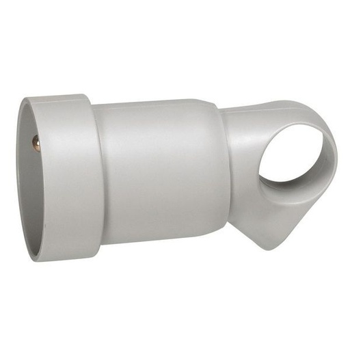 [LEG050425] Prolongateur Plastique 2P+T 16A À Anneau Gris legrand 050425
