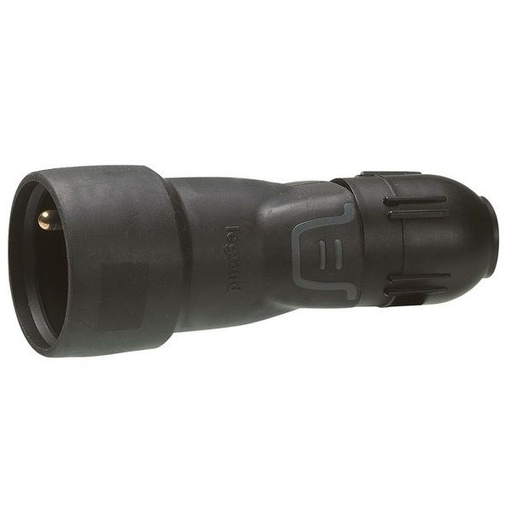 [LEG050443] Prolongateur 2P+T 16A Franco-Belge Caout Chouc Noir Led Born legrand 050443