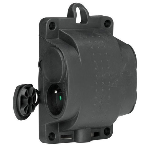 [LEG050480] Bloc Multiprise Caoutchouc 4X2P+T Avec Anneau De Suspension legrand 050480