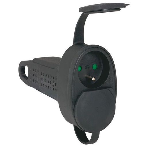 [LEG050575] Prolongateur Caoutchouc 2X2P+T 16A Ip44 Ik08 Avec Anneau De legrand 050575