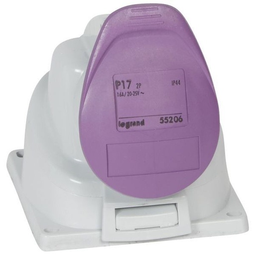 [LEG055206] P17 Ip44 Soc.Surf.24V16A2P legrand 055206