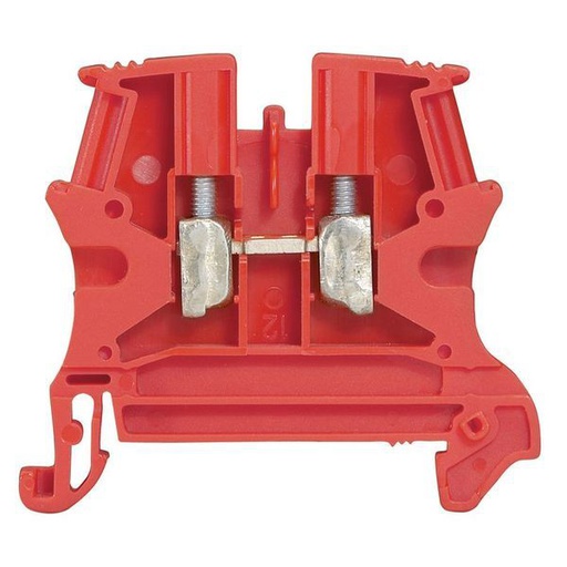 [LEG037131] Bloc A Vis De Passage 1 Jonction 4 Mm2 (Pas De 6 Mm) Rouge legrand 037131
