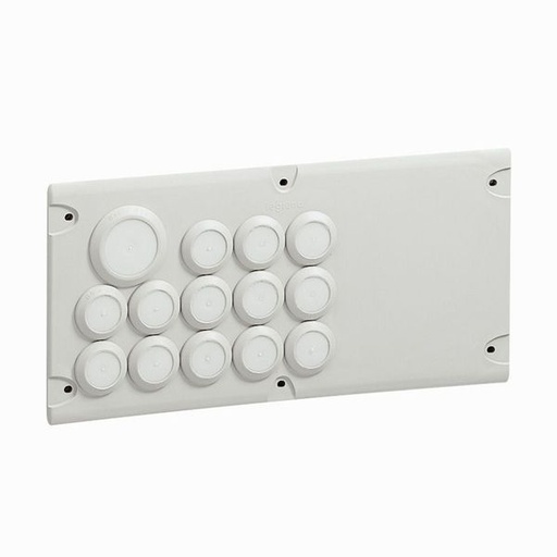 [LEG036494] Plaque Cabstop Ip55 Avec 13 Entrées Ø5Mm À Ø14Mm Et 1 Sortie legrand 036494