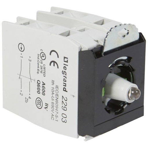 [LEG022980] Acs S/Ens 3P Bloc Led 24V Bc 2Nonf Vis legrand 022980