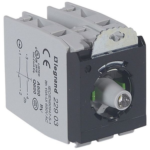 [LEG022990] Acs S/Ens 3P Bloc Led 230V Bc 2Nonf Vis legrand 022990