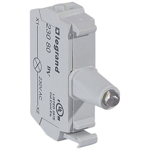 [LEG023080] Acs Bloc Led 230V Blanc Ressort legrand 023080