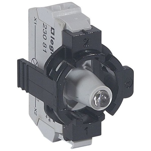 [LEG023131] Acs S/Ens 1P Bloc Led 230V Rouge Ressort legrand 023131