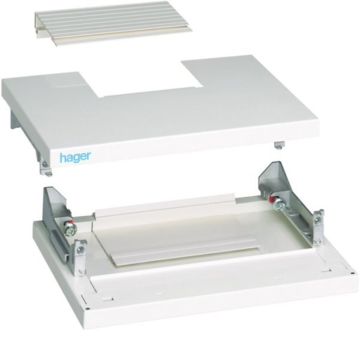 [HAG-FC416] Kit tête et base IP43 IK08 pour coffret quadro4 260x370mm RAL9010 Blanc pur FC416