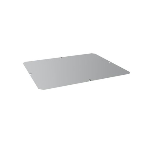 [HAG-FN7080AL] Plaque entrée pleine en AL plaque passe câbles ouverte basse quadro evo 700x800 FN7080AL