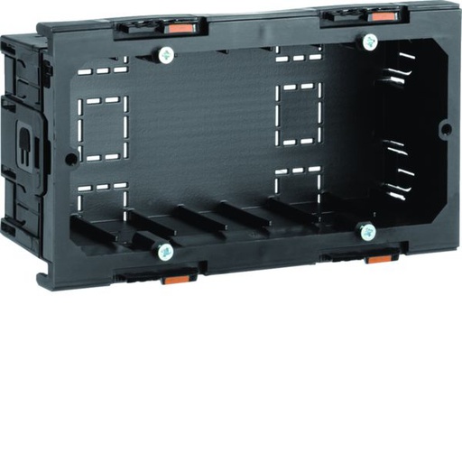 [HAG-G2860] Boîte de montage double pour appareillage entraxe 60mm goulotte encastrée BKIS G2860