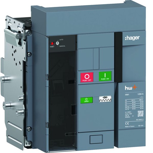 [HAG-HW1E312DB] Disjoncteur Ouvert HW1 66kA 1250A 3P Débrochable pour TU sentinel HW1E312DB