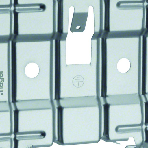[HAG-G2401] Borne de terre universelle p goulotte encastrée BKIS simple haut épais 12,5 mm G2401