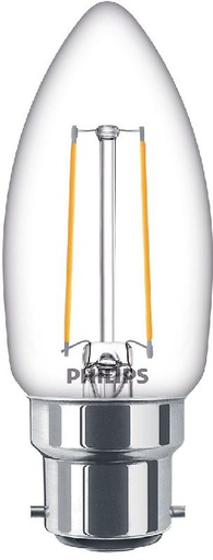 [PHI-347243] CorePro LEDCandle Filament 2-25W B22 2700K Claire 347243 Philips