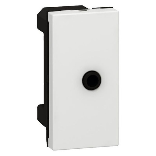 [LEG078764] Prise Jack Femelle 3,5Mm À Visser Mosaic 1 Module Blanc legrand 078764