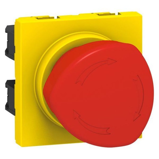 [LEG076602] Poussoir Coup De Poing D'Arrêt D'Urgence Mosaic 1/4 Tour -2 legrand 076602