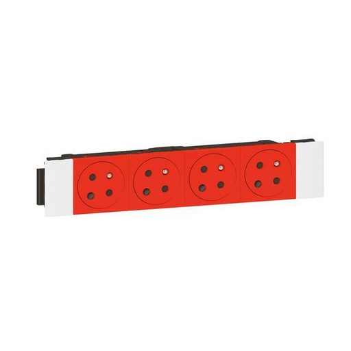 [LEG077124L] 4X2P+T Mosaic Link 8M Fb Det Clippage Dir Surface legrand 077124L