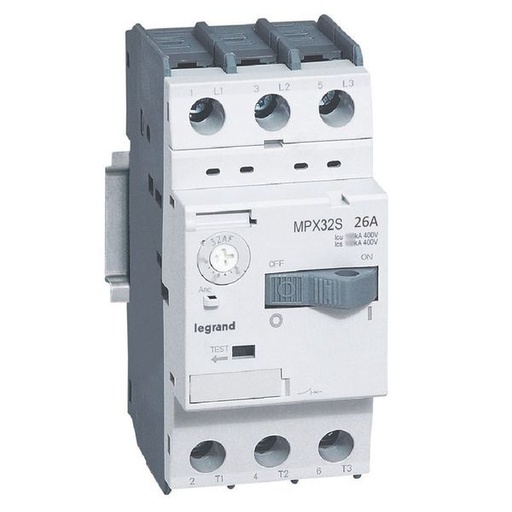 [LEG417314] Mpx 32S Disjoncteur Moteur Magneto Thermique 18-26A 15Ka legrand 417314