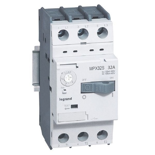 [LEG417315] Mpx 32S Disjoncteur Moteur Magneto Thermique 22-32A 15Ka legrand 417315