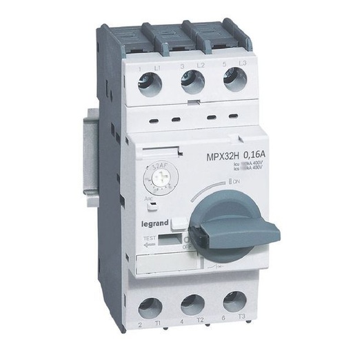 [LEG417320] Mpx 32H Disjoncteur Moteur Magneto Thermique 0.1-0.16A 100K legrand 417320