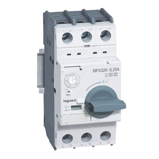 [LEG417321] Mpx 32H Disjoncteur Moteur Magneto Thermique 0.16-0.25A 100 legrand 417321