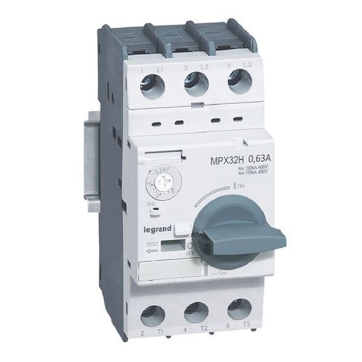 [LEG417323] Mpx 32H Disjoncteur Moteur Magneto Thermique 0.4-0.63A 100K legrand 417323