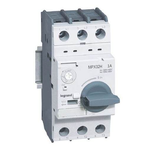 [LEG417324] Mpx 32H Disjoncteur Moteur Magneto Thermique 0.63-1.0A 100K legrand 417324