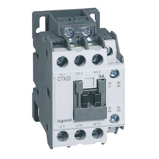 [LEG416083] Ctx Contacteur 3P 9A 1No1Nc 48V Dc Bornes A Vis T2 legrand 416083