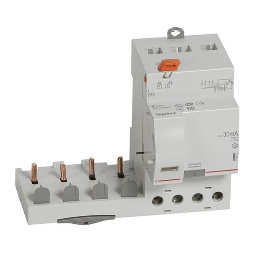 [LEG410500] Bloc Diff Adaptable À Vis Dx³ Pour Disj 1 Module/Pôle 4P 63A legrand 410500