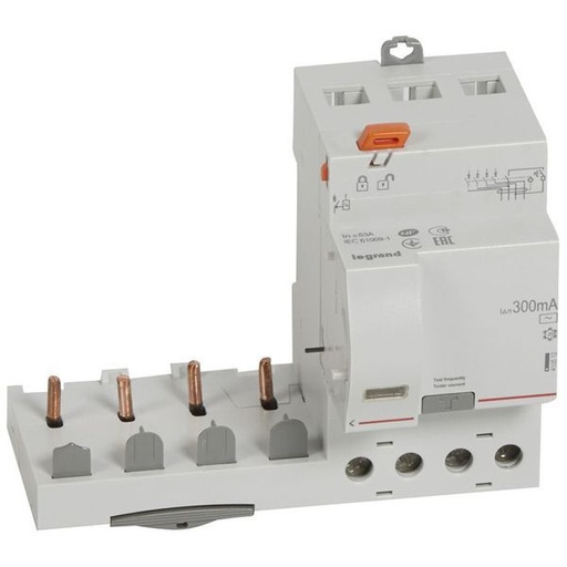 [LEG410512] Bloc Diff Adaptable Vise Dx³ Pour Disj. 1 Module/Pôle – 4P 4 legrand 410512