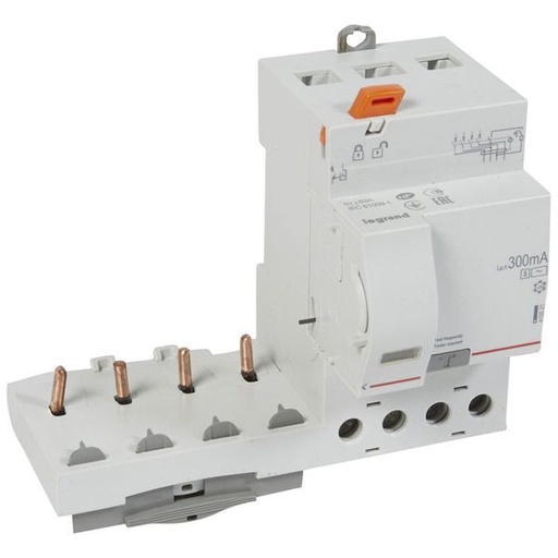[LEG410521] Bloc Diff Adaptable Vis Dx³ Pour Disj 1 Mod/Pôle 4P 400V~ 63 legrand 410521