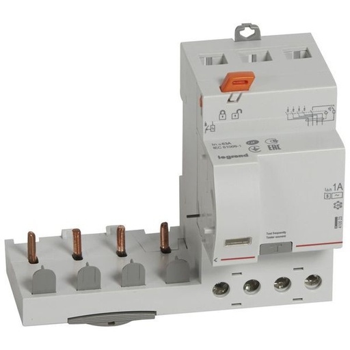 [LEG410523] Bloc Diff Adaptables À Vis Dx³ Pour Disj 1 Module/Pôle 4P 63 legrand 410523