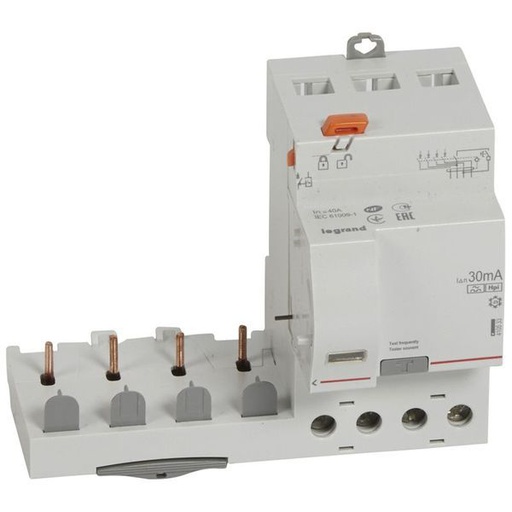 [LEG410533] Bloc Diff Adaptable À Vis Dx³ Pour Disj. 1 Module/Pôle -4P 4 legrand 410533