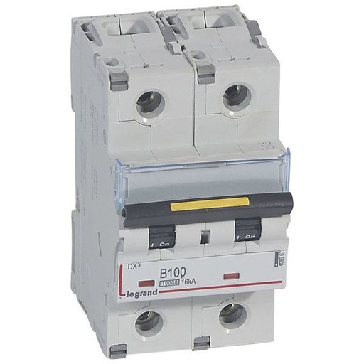 [LEG408967] Dx3 Disjoncteur 2P B100 10000A/16Ka legrand 408967