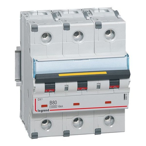 [LEG409015] Disjoncteur Dx³10000 16Ka Arrivée Haut/Départ Bas Vis 3P 80A legrand 409015