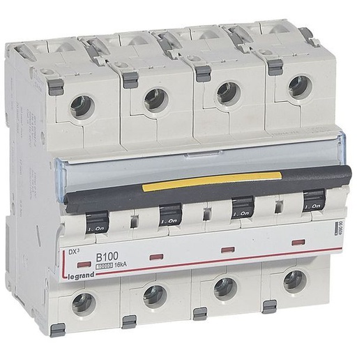[LEG409090] Dx3 Disjoncteur 4P B100 10000A/16Ka legrand 409090