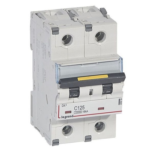 [LEG409230] Dx3 Disjoncteur 2P C125 10000A/16Ka legrand 409230