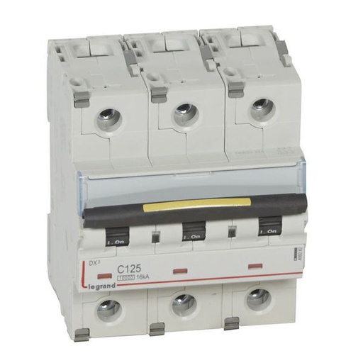 [LEG409282] Disjoncteur Dx³10000 16Ka Arrivée Haut/Départ Bas Vis 4P 125 legrand 409282
