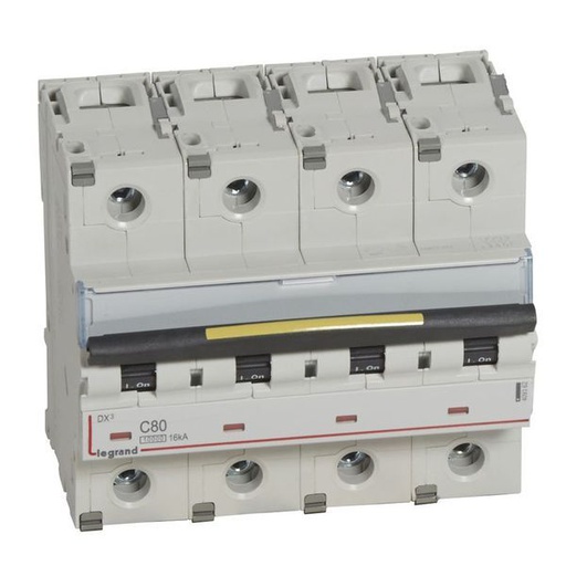 [LEG409362] Disjoncteur Dx³10000 16Ka Arrivée Haut/Départ Bas Vis 4P 80A legrand 409362
