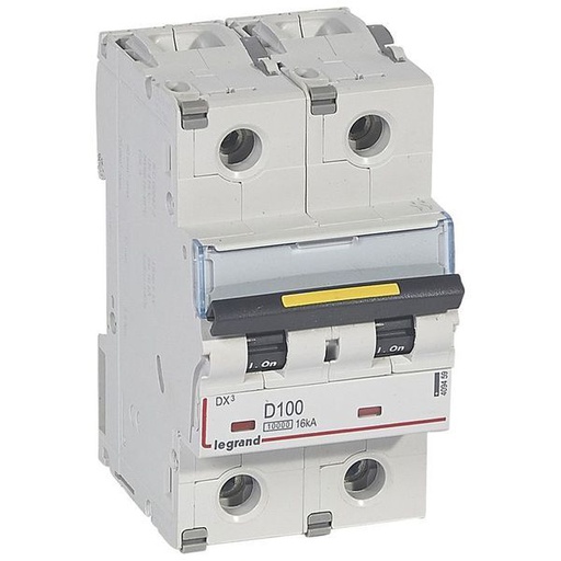 [LEG409459] Dx3 Disjoncteur 2P D100 10000A/16Ka legrand 409459