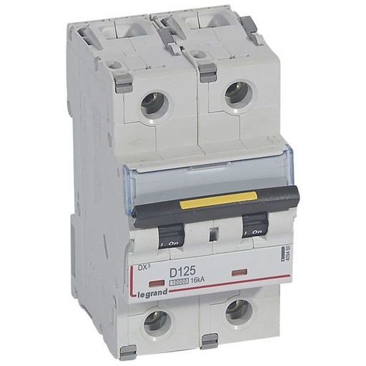 [LEG409460] Dx3 Disjoncteur 2P D125 10000A/16Ka legrand 409460