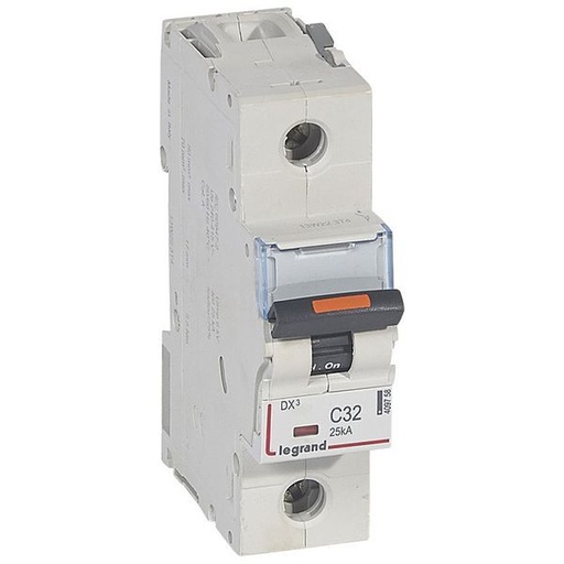 [LEG409758] Dx3 Disjoncteur 1P C32 25Ka legrand 409758