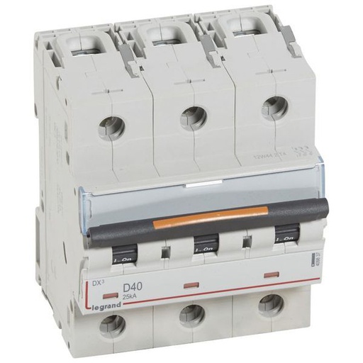 [LEG409837] Dx3 Disjoncteur 3P D40 25Ka legrand 409837