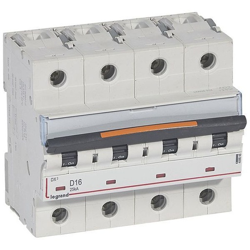 [LEG409846] Dx3 Disjoncteur 4P D16 25Ka legrand 409846